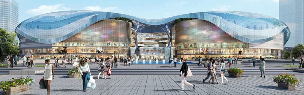 Entrance of Suzhou Center Mall