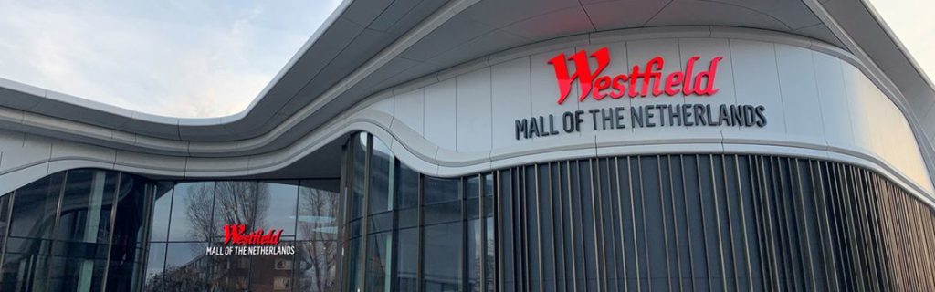 Entrance of Westfield Mall Of The Netherlands