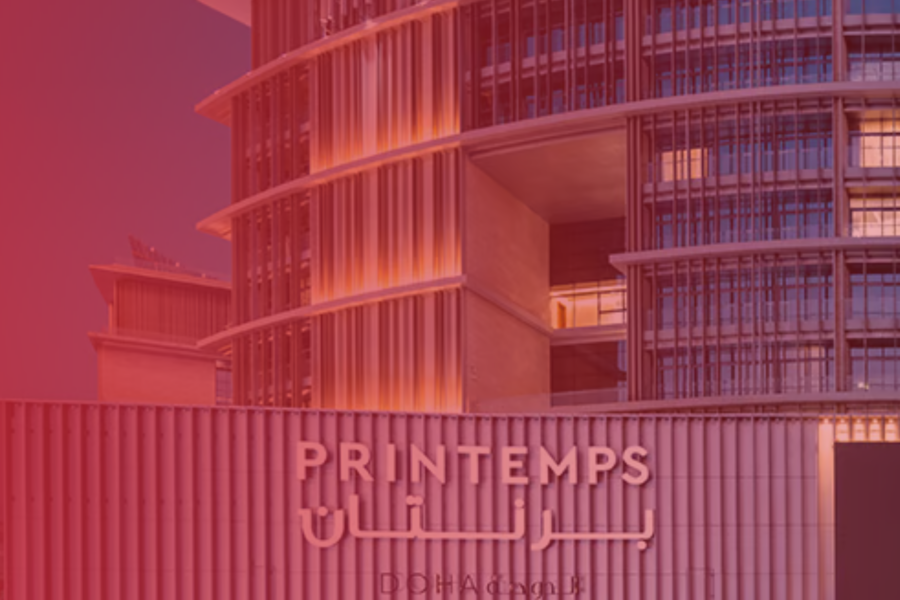 An image showcasing  Printemps Doha, were ViaDirect Installed digital kiosks and mobile devices for seamless navigation.