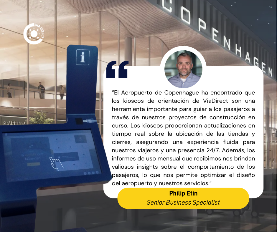 Testimonio Philip Etin, Senior Business Specialist del Aeropuerto de Copenhague.