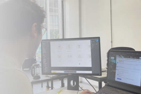 UX/UI design process at ViaDirect showcasing intuitive and user-centered digital wayfinding solutions.