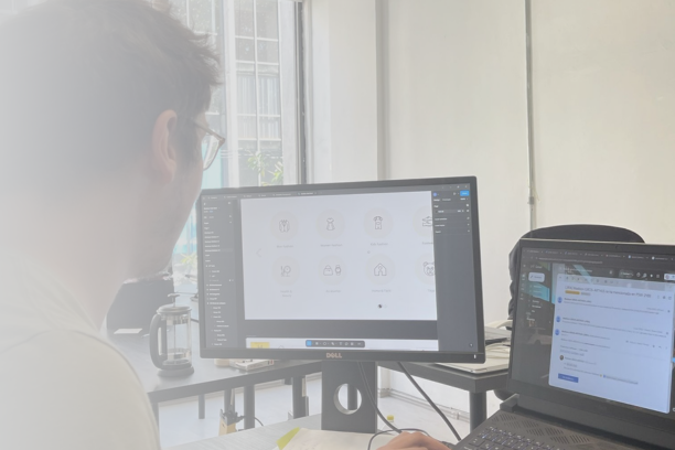 UX/UI design process at ViaDirect showcasing intuitive and user-centered digital wayfinding solutions.